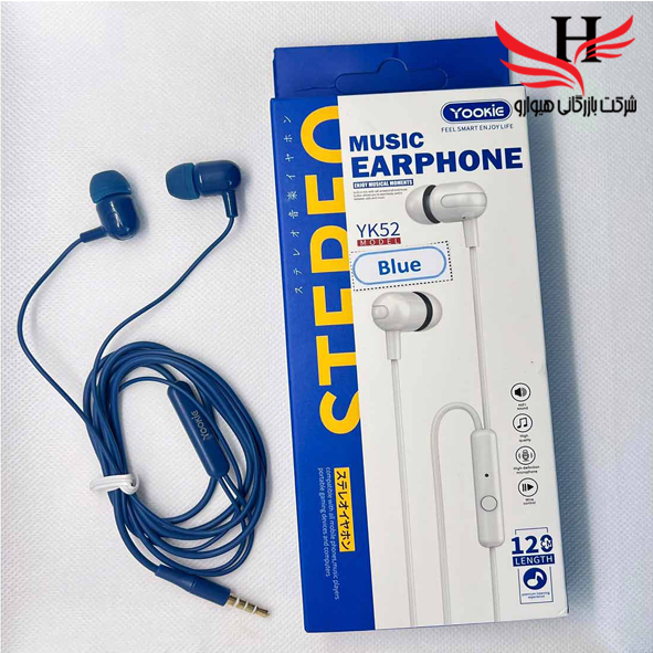 تصویر هندزفري سيم دار يوکي  YOOKIE-YK52